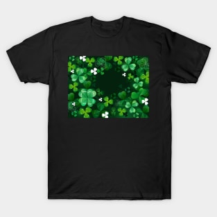 Background with Shamrock T-Shirt